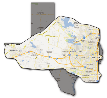 Southern Painting - Fort Worth Territory Service Areas